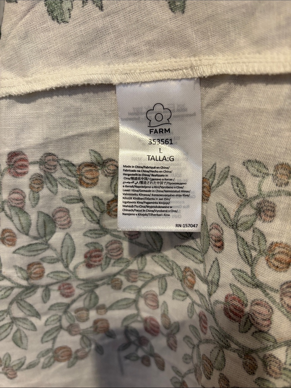 FARM Rio White Maxi Dress with Red and Blue Floral Embroidery - Picture 10 of 11